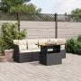 5-piece garden furniture set and black synthetic rattan cushions by , Garden sets - Ref: Foro24-3270664, Price: 332,44 €, Dis...