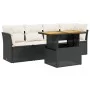 5-piece garden furniture set and black synthetic rattan cushions by , Garden sets - Ref: Foro24-3270664, Price: 332,44 €, Dis...