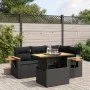 5-teiliges Gartenmöbel-Set und schwarze synthetische Rattankissen von , Gartensets - Ref: Foro24-3273498, Preis: 400,09 €, Ra...
