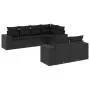 7-piece garden dining set and black synthetic rattan cushions by , Garden sets - Ref: Foro24-3255142, Price: 552,21 €, Discou...