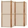 Biombo divisor de 4 paneles gris taupe 280x180 cm de , Divisores de ambientes - Ref: Foro24-4003364, Precio: 149,73 €, Descue...