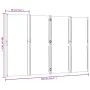 Biombo divisor de 4 paneles gris taupe 280x180 cm de , Divisores de ambientes - Ref: Foro24-4003364, Precio: 149,73 €, Descue...