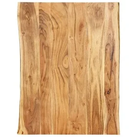 Tischplatte aus massivem Akazienholz 80x(50-60)x2,5 cm von vidaXL, Tischplatten - Ref: Foro24-286329, Preis: 91,16 €, Rabatt: %
