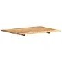 Solid acacia wood table top 80x(50-60)x2.5 cm by vidaXL, Table tops - Ref: Foro24-286329, Price: 95,99 €, Discount: %