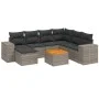 8-piece garden sofa set and gray synthetic rattan cushions by , Garden sets - Ref: Foro24-3257894, Price: 488,68 €, Discount: %