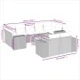 Garden sofa set 10 pieces with black synthetic rattan cushions by , Garden sets - Ref: Foro24-3257924, Price: 651,05 €, Disco...