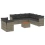 11-piece garden sofa set and gray synthetic rattan cushions by , Garden sets - Ref: Foro24-3256046, Price: 611,73 €, Discount: %