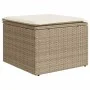 7-teiliges Gartensofa-Set und beigefarbene synthetische Rattankissen von , Gartensets - Ref: Foro24-3256478, Preis: 473,63 €,...