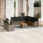 10-piece garden sofa set with gray synthetic rattan cushions by , Garden sets - Ref: Foro24-3256522, Price: 633,71 €, Discoun...