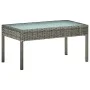 4-teiliges Gartenmöbel-Set und Kissen synthetisches Rattangrau von vidaXL, Gartensets - Ref: Foro24-45787, Preis: 201,03 €, R...