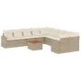 11-piece garden sofa set with beige synthetic rattan cushions by , Garden sets - Ref: Foro24-3256632, Price: 715,38 €, Discou...