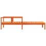 Wachsbraune Liege aus massivem Kiefernholz, 199,5 x 62 x 55 cm von , Liegen - Ref: Foro24-844642, Preis: 101,64 €, Rabatt: %
