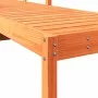 Tumbona de madera maciza de pino marrón cera 199,5x62x55 cm de , Tumbonas - Ref: Foro24-844642, Precio: 100,47 €, Descuento: %