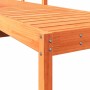 Wachsbraune Liege aus massivem Kiefernholz, 199,5 x 62 x 55 cm von , Liegen - Ref: Foro24-844642, Preis: 101,64 €, Rabatt: %