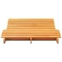 Tumbona de madera maciza de pino marrón cera 205x110x31,5 cm de , Tumbonas - Ref: Foro24-844654, Precio: 131,90 €, Descuento: %