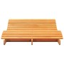 Tumbona de madera maciza de pino marrón cera 205x110x31,5 cm de , Tumbonas - Ref: Foro24-844654, Precio: 162,72 €, Descuento: %