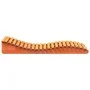 Wax brown solid pine wood lounger 205x110x31.5 cm by , Loungers - Ref: Foro24-844654, Price: 131,81 €, Discount: %