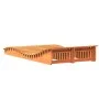 Wachsbraune Liege aus massivem Kiefernholz, 205 x 110 x 31,5 cm von , Liegen - Ref: Foro24-844654, Preis: 131,90 €, Rabatt: %