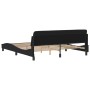 Estructura de cama con cabecero de terciopelo negro 180x200 cm de , Camas y somieres - Ref: Foro24-373234, Precio: 195,74 €, ...