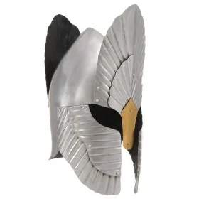 Replica medieval knight helmet fantasy LARP silver steel by vidaXL, Collectible weapons - Ref: Foro24-286230, Price: 71,24 €,...