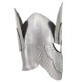 Replik mittelalterlicher Ritterhelm Fantasy LARP aus silbernem Stahl von vidaXL, Sammelwaffen - Ref: Foro24-286230, Preis: 72...