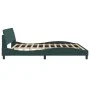 Dark green velvet bed frame with headboard 200x200 cm by , Beds and slatted bases - Ref: Foro24-373255, Price: 156,60 €, Disc...
