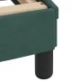 Dark green velvet bed frame with headboard 200x200 cm by , Beds and slatted bases - Ref: Foro24-373255, Price: 156,60 €, Disc...