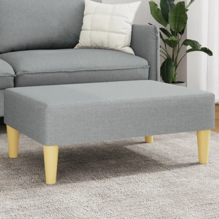 Hellgrauer Fußhocker aus Stoff, 77 x 55 x 31 cm von , Osmanen - Ref: Foro24-379553, Preis: 70,18 €, Rabatt: %