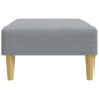 Hellgrauer Fußhocker aus Stoff, 77 x 55 x 31 cm von , Osmanen - Ref: Foro24-379553, Preis: 57,55 €, Rabatt: %