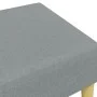 Reposapiés de tela gris claro 77x55x31 cm de , Otomanas - Ref: Foro24-379553, Precio: 70,18 €, Descuento: %