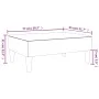 Hellgrauer Fußhocker aus Stoff, 77 x 55 x 31 cm von , Osmanen - Ref: Foro24-379553, Preis: 70,18 €, Rabatt: %