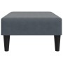 Dunkelgrauer Samt-Fußhocker 77x55x31 cm von , Osmanen - Ref: Foro24-379558, Preis: 56,89 €, Rabatt: %