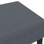 Dunkelgrauer Samt-Fußhocker 77x55x31 cm von , Osmanen - Ref: Foro24-379558, Preis: 56,89 €, Rabatt: %