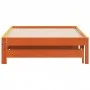 Sofá cama nido madera maciza de pino marrón cera 80x200 cm de , Camas y somieres - Ref: Foro24-844403, Precio: 126,48 €, Desc...