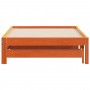 Sofá cama nido madera maciza de pino marrón cera 80x200 cm de , Camas y somieres - Ref: Foro24-844403, Precio: 128,03 €