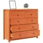 Beistellschrank aus massivem, wachsbraunem Kiefernholz, 100 x 40 x 90 cm von , Sideboards - Ref: Foro24-844495, Preis: 205,26...