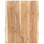 Solid acacia wood table top 80x(50-60)x3.8 cm by vidaXL, Table tops - Ref: Foro24-286330, Price: 99,99 €, Discount: %