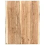 Superficie de mesa de madera maciza de acacia 80x(50-60)x3,8 cm de vidaXL, Tableros para mesas - Ref: Foro24-286330, Precio: ...