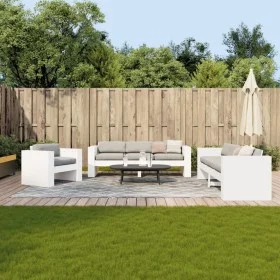 Gartenmöbel-Set 2-teilig aus massivem weißem Kiefernholz von , Gartensets - Ref: Foro24-3216901, Preis: 471,04 €, Rabatt: %