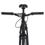 Schwarz-orangefarbenes Fixed-Gear-Fahrrad 700c 55 cm von , Fahrräder - Ref: Foro24-92253, Preis: 303,41 €, Rabatt: %