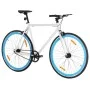 White and blue fixed gear bicycle 700c 51 cm by , bikes - Ref: Foro24-92270, Price: 274,50 €, Discount: %