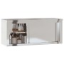 Küchenwandschrank mit Schiebetüren aus Edelstahl von , Lebensmittelbehälter - Ref: Foro24-376443, Preis: 228,98 €, Rabatt: %