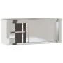 Küchenwandschrank mit Schiebetüren aus Edelstahl von , Lebensmittelbehälter - Ref: Foro24-376443, Preis: 240,67 €, Rabatt: %
