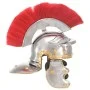 Réplica de casco de soldado romano rol en vivo acero plateado de vidaXL, Armas coleccionables - Ref: Foro24-286217, Precio: 1...