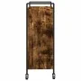 Smoked oak engineered wood kitchen cart 70x30x82 cm by , Kitchen and dining carts - Ref: Foro24-842318, Price: 56,31 €, Disco...
