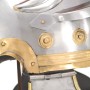 Nachbildung eines römischen Soldatenhelms aus silbernem Stahl von vidaXL, Sammelwaffen - Ref: Foro24-286217, Preis: 119,15 €,...