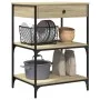Sonoma oak engineered wood kitchen cart 60x48x89.5 cm by , Kitchen and dining carts - Ref: Foro24-842372, Price: 87,99 €, Dis...