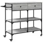 Sonoma grauer Küchenwagen aus Holzwerkstoff, 105 x 42 x 95 cm von , Küchen- und Speisewagen - Ref: Foro24-842379, Preis: 121,...