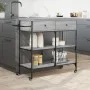 Sonoma grauer Küchenwagen aus Holzwerkstoff, 105 x 42 x 95 cm von , Küchen- und Speisewagen - Ref: Foro24-842379, Preis: 121,...
