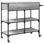 Sonoma grauer Küchenwagen aus Holzwerkstoff, 105 x 42 x 95 cm von , Küchen- und Speisewagen - Ref: Foro24-842379, Preis: 121,...